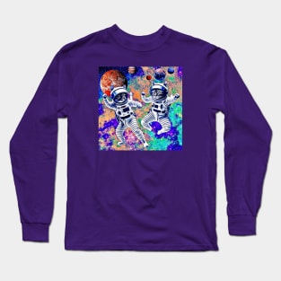 Astronaut Ninja Cats! Long Sleeve T-Shirt